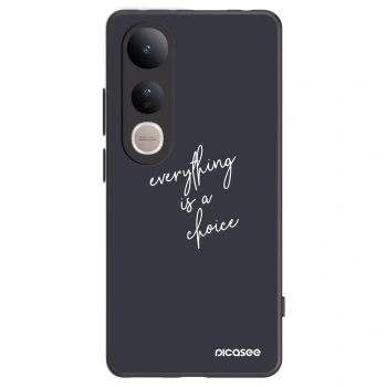 Picasee fekete szilikon tok az alábbi mobiltelefonokra Vivo V50 Lite 5G - Everything is a choice