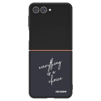 Szilikon tok erre a típusra Samsung Galaxy Z Flip7 5G - Everything is a choice