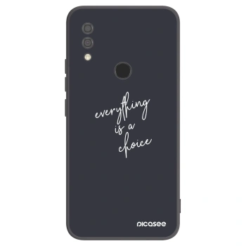 Picasee fekete szilikon tok az alábbi mobiltelefonokra Xiaomi Redmi 7 - Everything is a choice