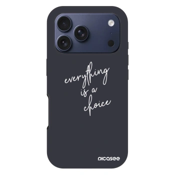 Szilikon tok erre a típusra Apple iPhone 17 Pro - Everything is a choice