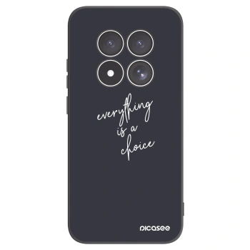 Picasee fekete szilikon tok az alábbi mobiltelefonokra Xiaomi Redmi Note 15 Pro 4G - Everything is a choice
