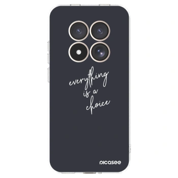 Picasee átlátszó szilikon tok az alábbi mobiltelefonokra Xiaomi Redmi Note 15 Pro 4G - Everything is a choice