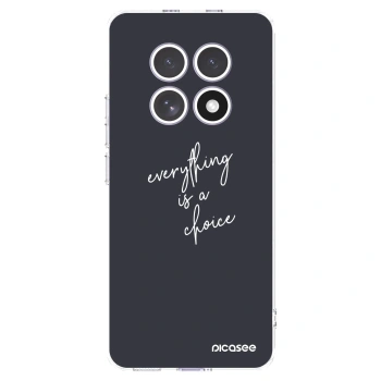 Picasee átlátszó szilikon tok az alábbi mobiltelefonokra Xiaomi Redmi Note 15 - Everything is a choice