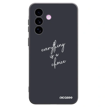 Picasee fekete szilikon tok az alábbi mobiltelefonokra Samsung Galaxy A57 5G - Everything is a choice