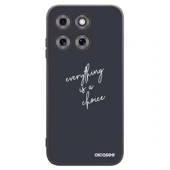 Picasee fekete szilikon tok az alábbi mobiltelefonokra Motorola Moto G77 - Everything is a choice