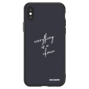 Picasee ULTIMATE CASE Apple iPhone X/XS - készülékre - Everything is a choice
