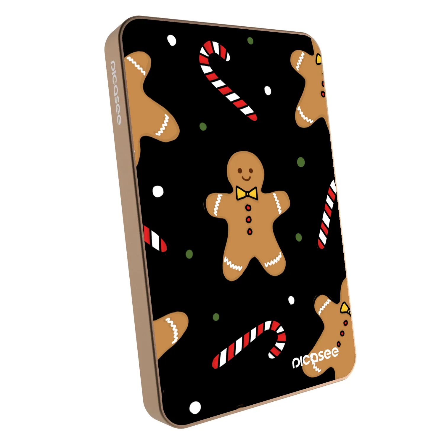 Picasee Powerbank MagSafe 5 000 mAh Aranysárga - Gingerbread