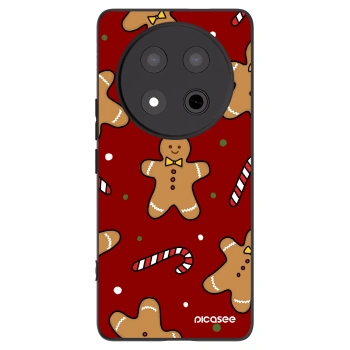 Picasee fekete szilikon tok az alábbi mobiltelefonokra Honor Magic7 Lite 5G - Gingerbread 2