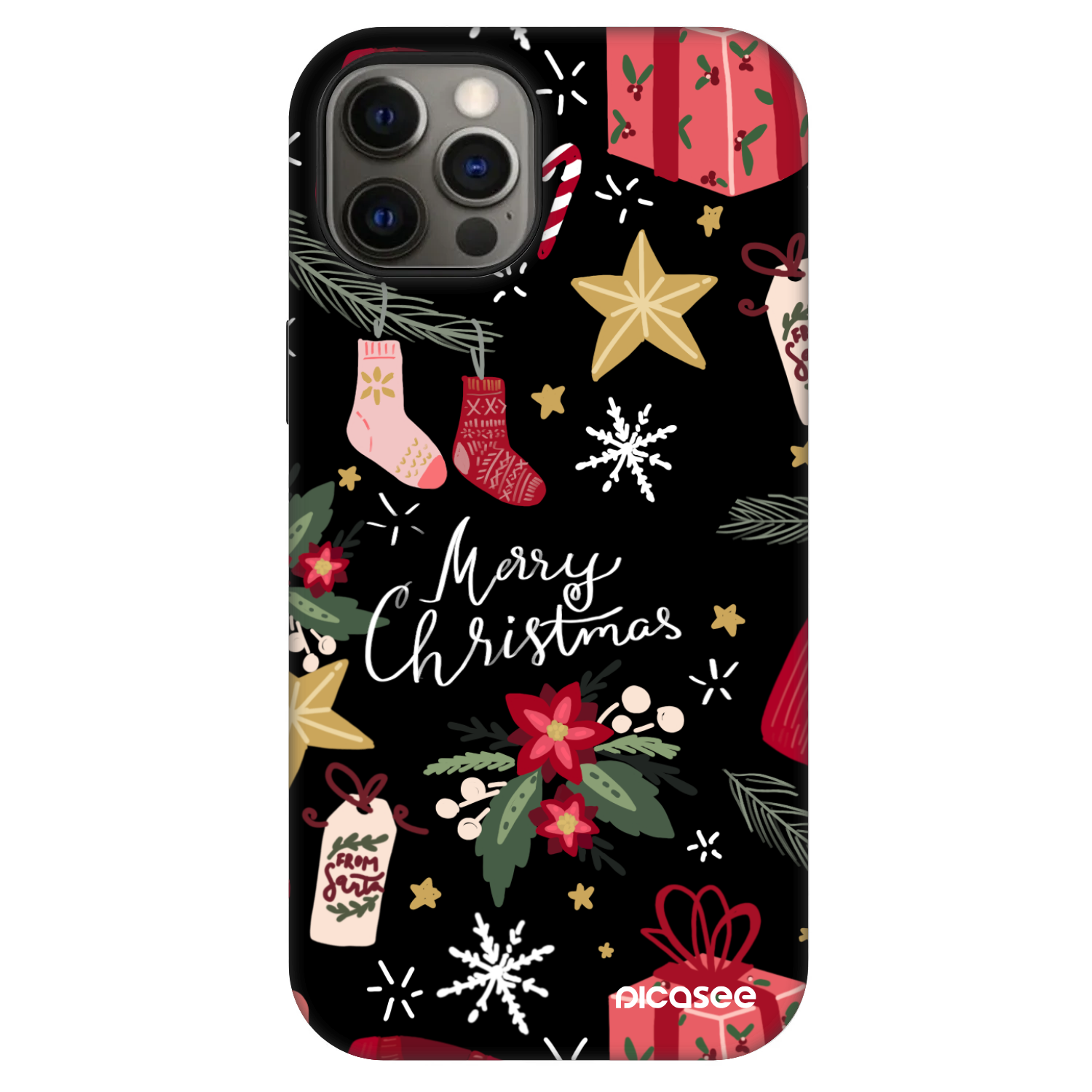 Picasee Fashion Case MagSafe Apple iPhone 12 - Christmas