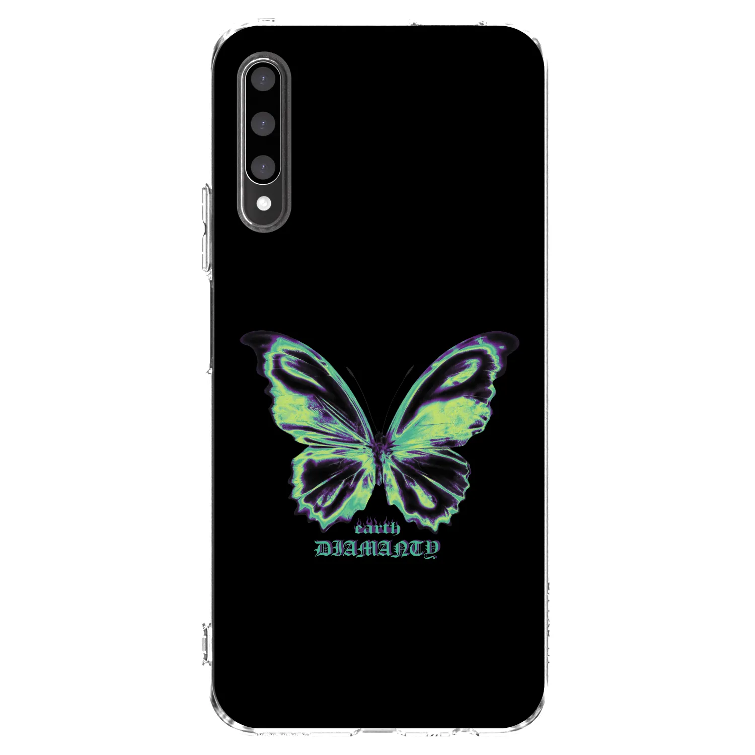 Picasee átlátszó szilikon tok az alábbi mobiltelefonokra Honor 9X Pro - Diamanty Blue