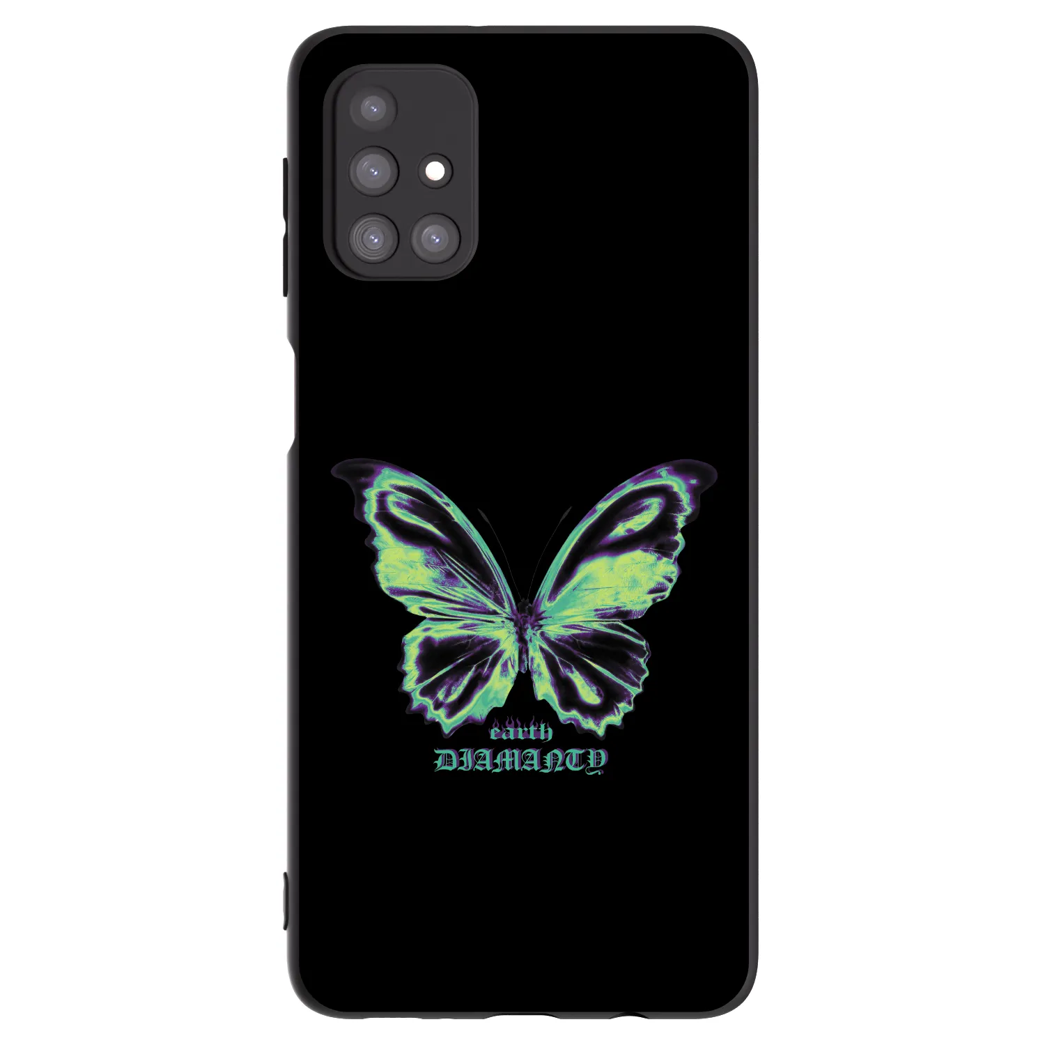 Picasee fekete szilikon tok az alábbi mobiltelefonokra Samsung Galaxy M31s - Diamanty Blue