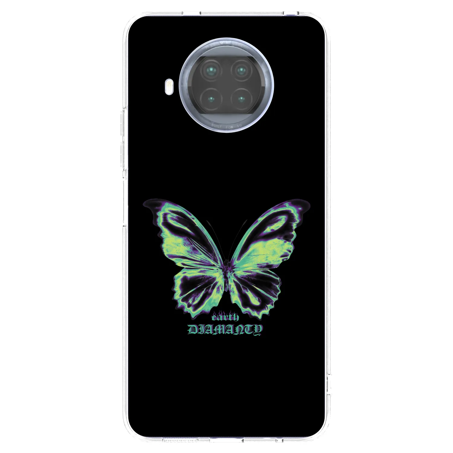 Picasee átlátszó szilikon tok az alábbi mobiltelefonokra Xiaomi Mi 10T Lite - Diamanty Blue