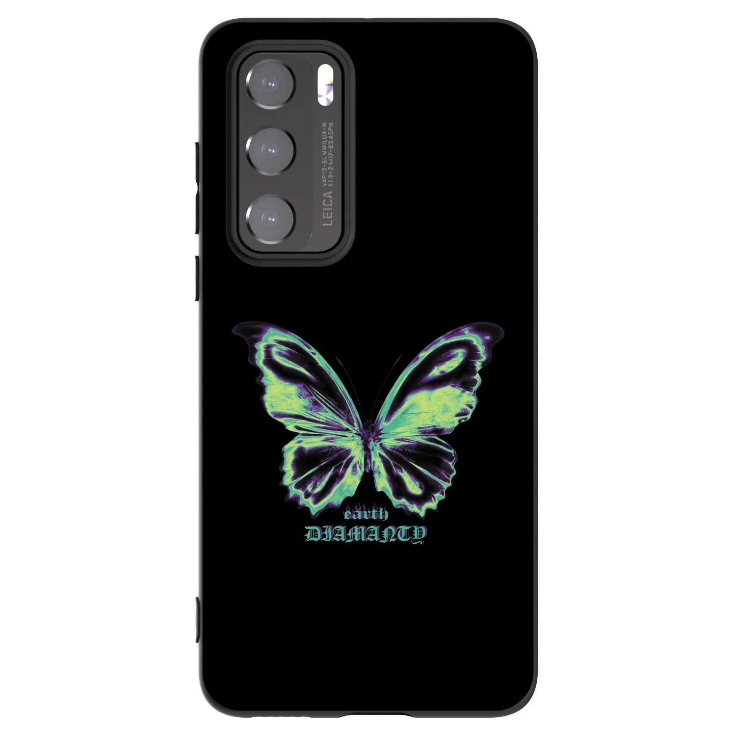 Picasee fekete szilikon tok az alábbi mobiltelefonokra Huawei P40 - Diamanty Blue