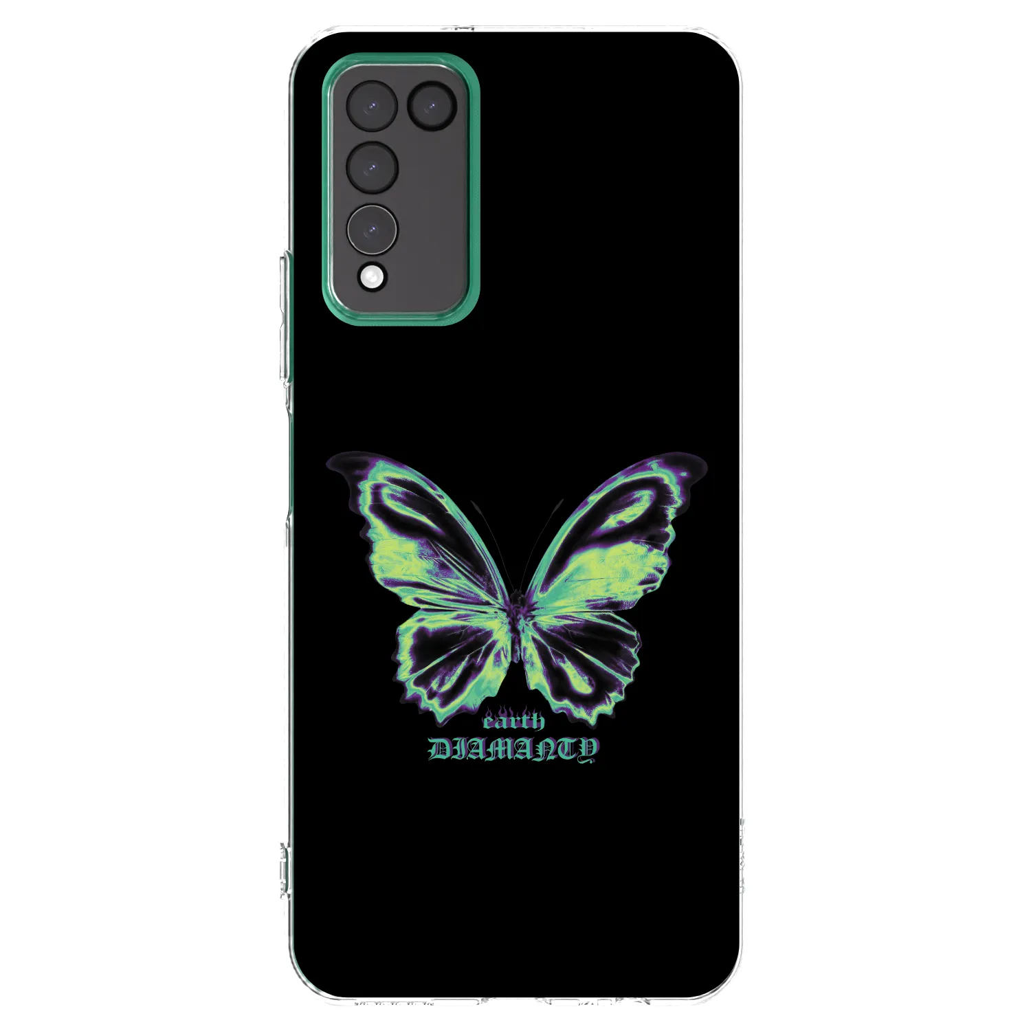 Picasee átlátszó szilikon tok az alábbi mobiltelefonokra Honor 10X Lite - Diamanty Blue