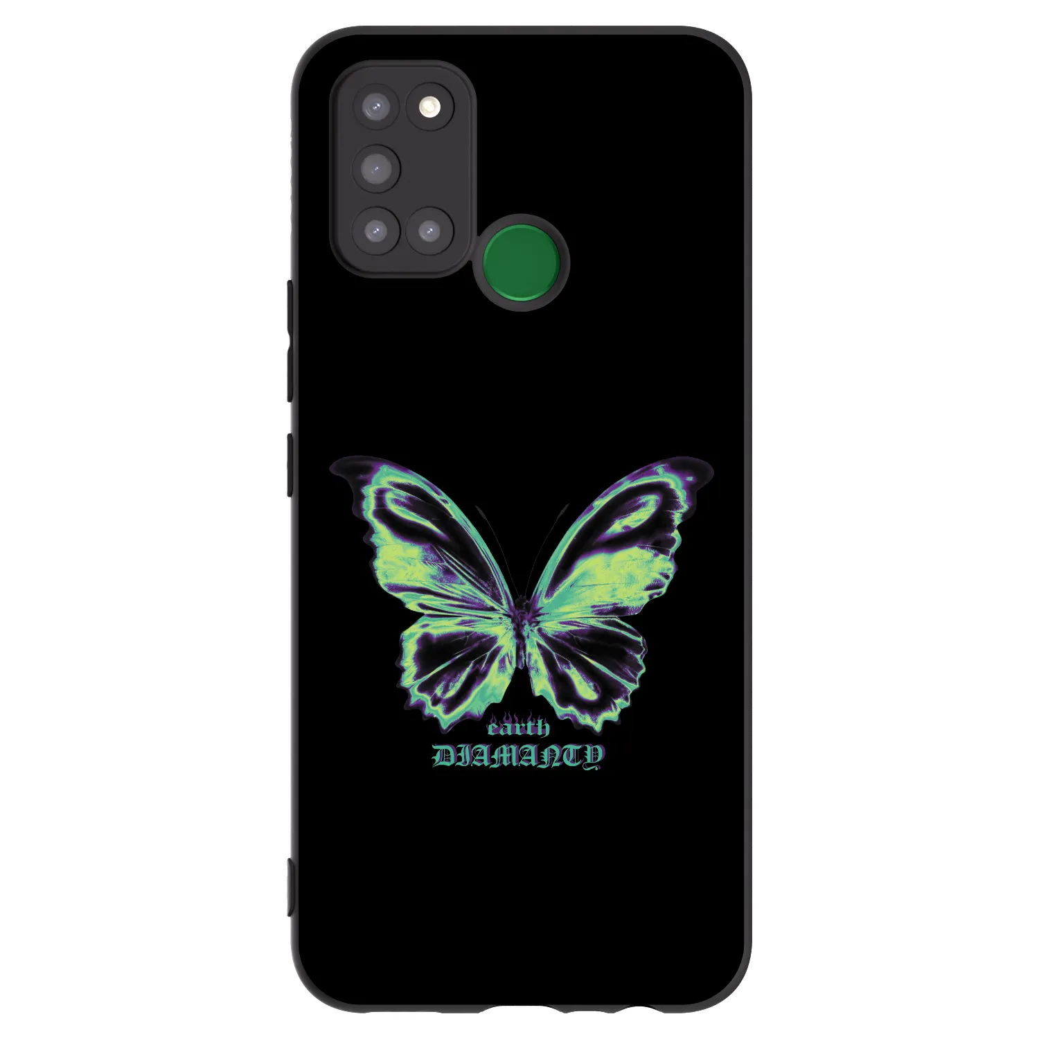 Picasee fekete szilikon tok az alábbi mobiltelefonokra Realme 7i - Diamanty Blue
