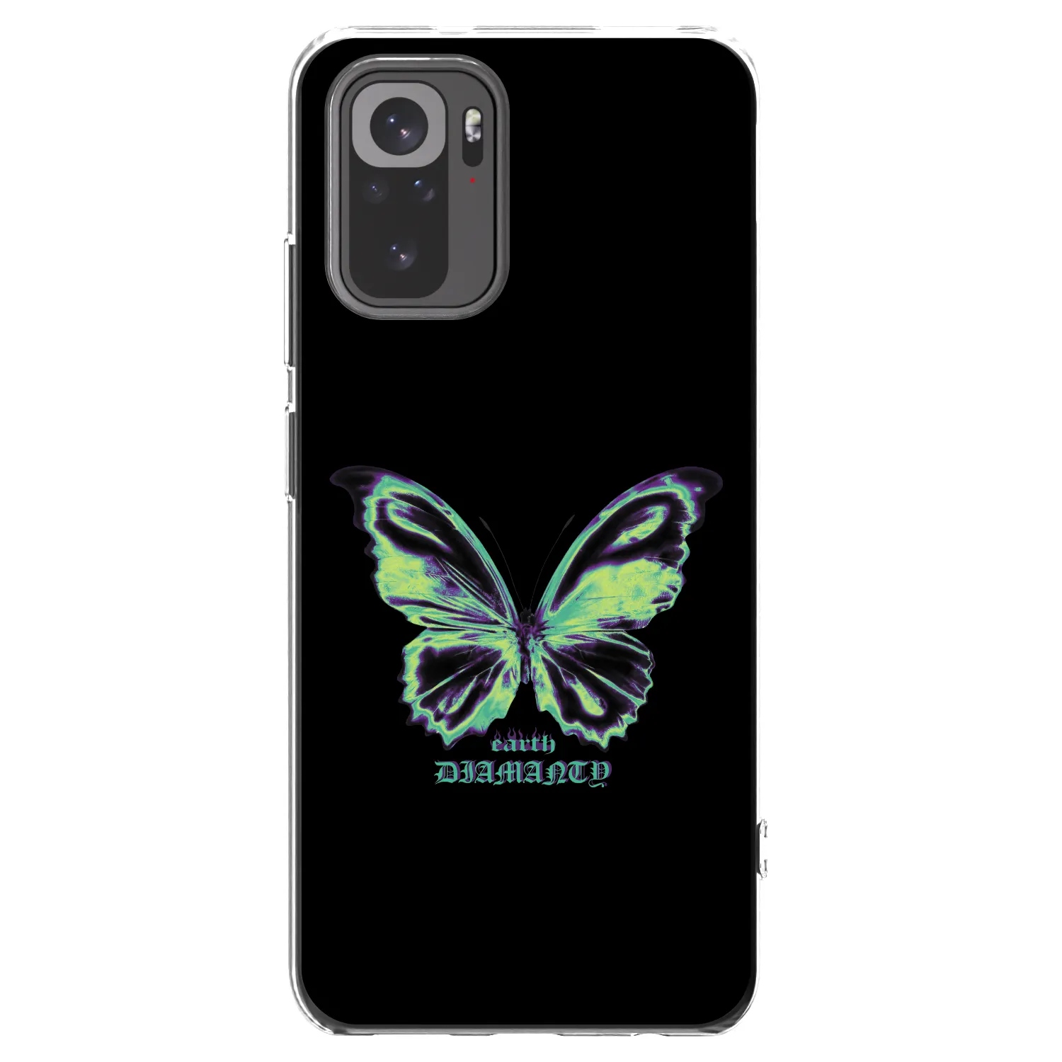 Picasee átlátszó szilikon tok az alábbi mobiltelefonokra Xiaomi Redmi Note 10S - Diamanty Blue
