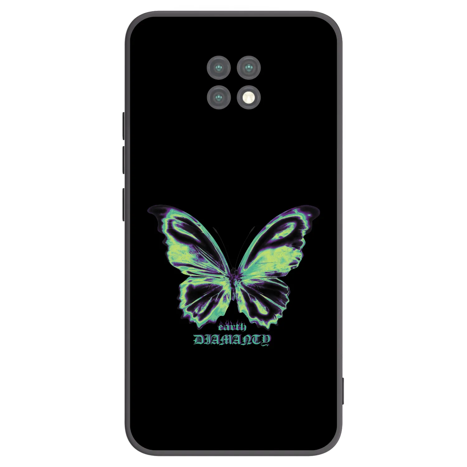 Picasee fekete szilikon tok az alábbi mobiltelefonokra Xiaomi Redmi Note 9T - Diamanty Blue