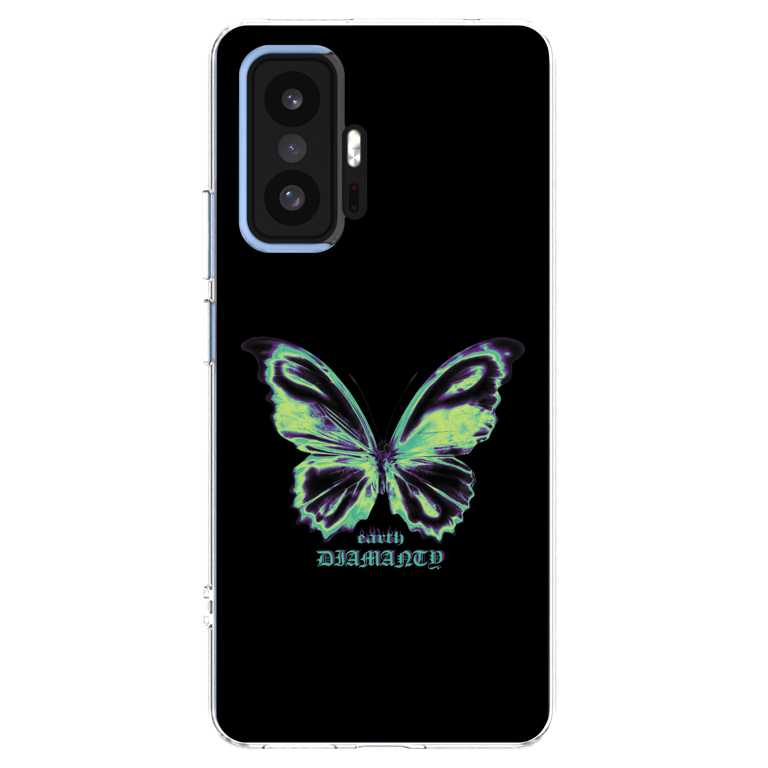 Picasee átlátszó szilikon tok az alábbi mobiltelefonokra Xiaomi 11T Pro - Diamanty Blue
