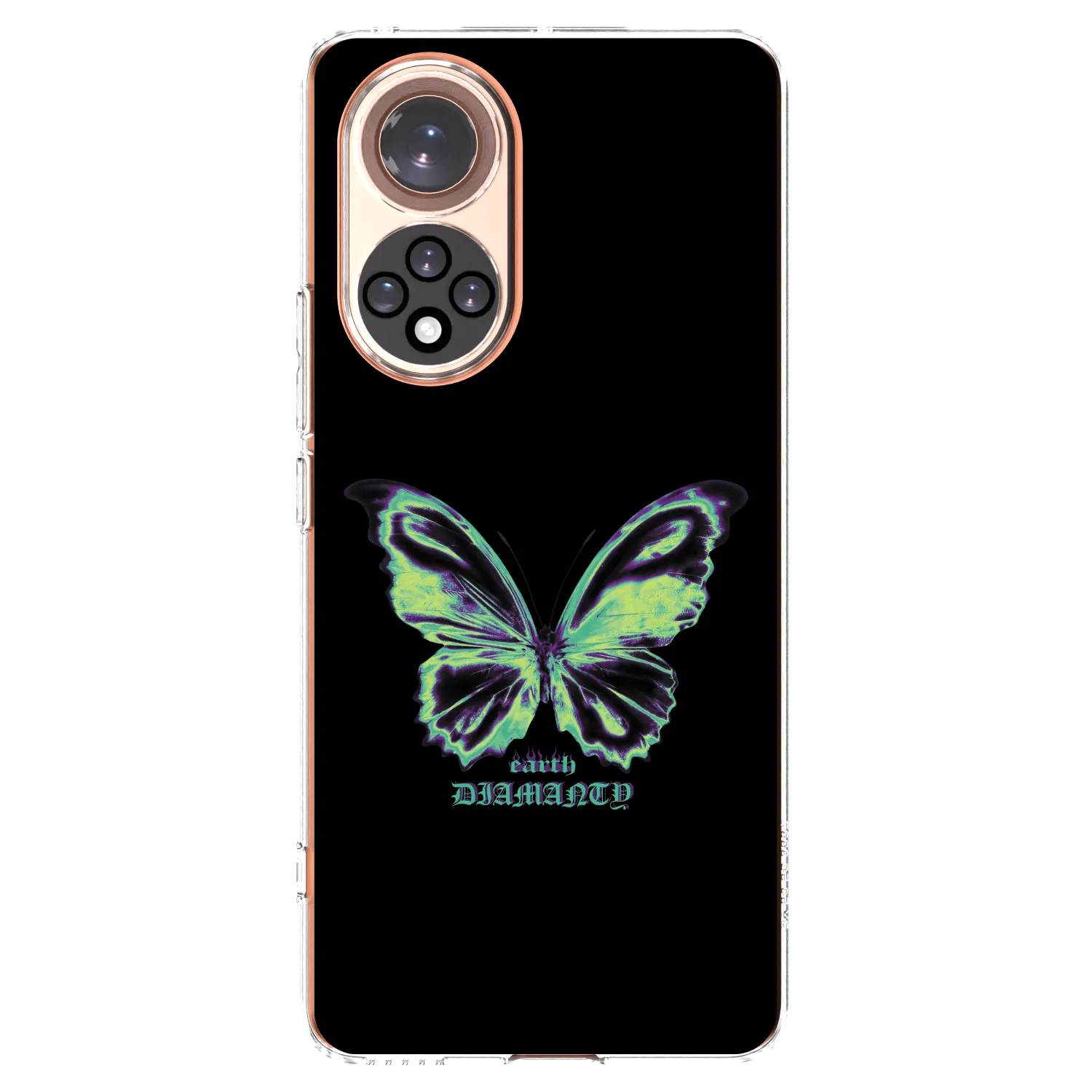 Picasee átlátszó szilikon tok az alábbi mobiltelefonokra Honor 50 5G - Diamanty Blue
