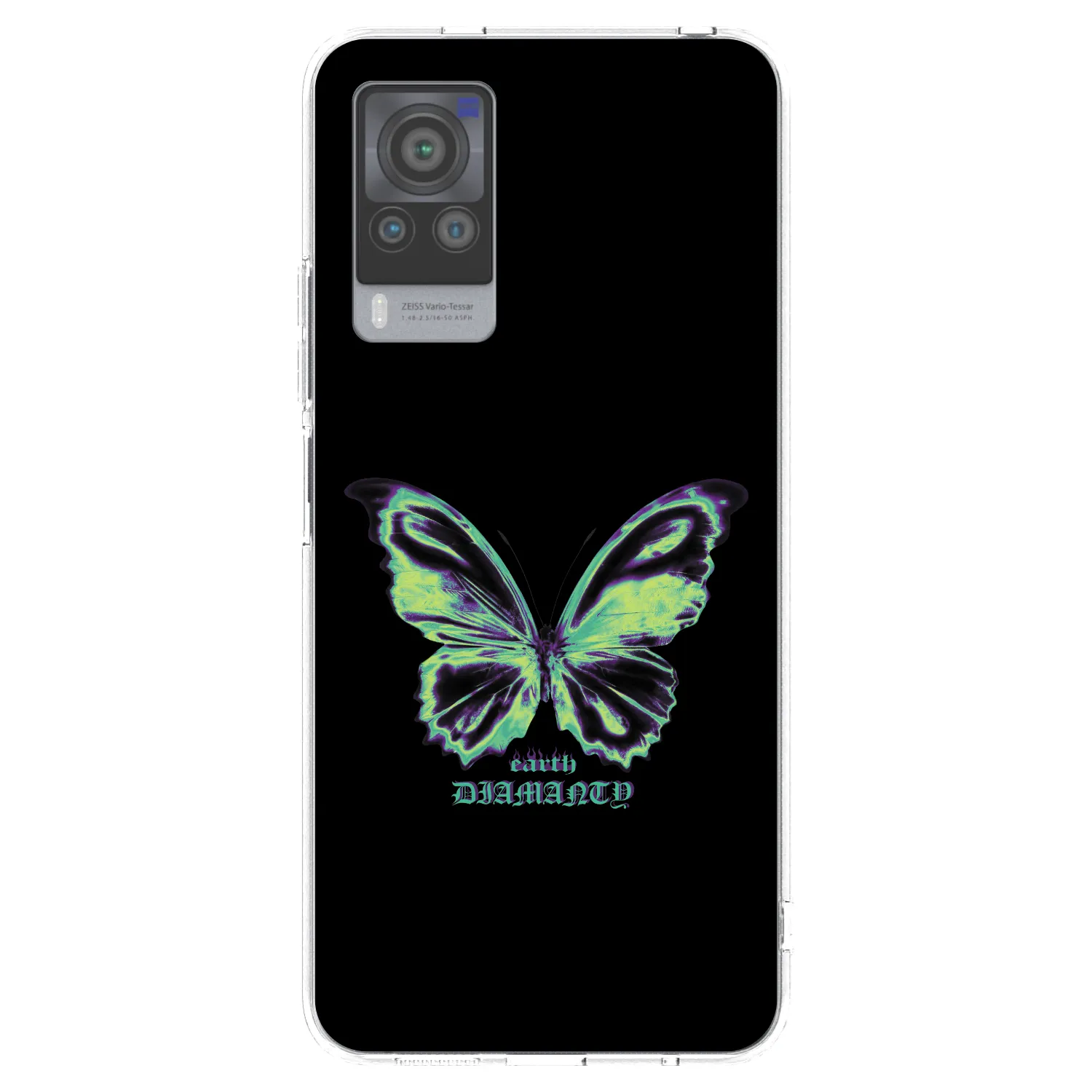 Picasee átlátszó szilikon tok az alábbi mobiltelefonokra Vivo X60 Pro 5G - Diamanty Blue