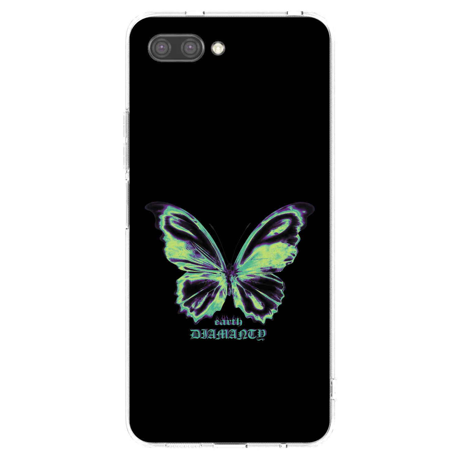 Picasee átlátszó szilikon tok az alábbi mobiltelefonokra Honor 10 - Diamanty Blue