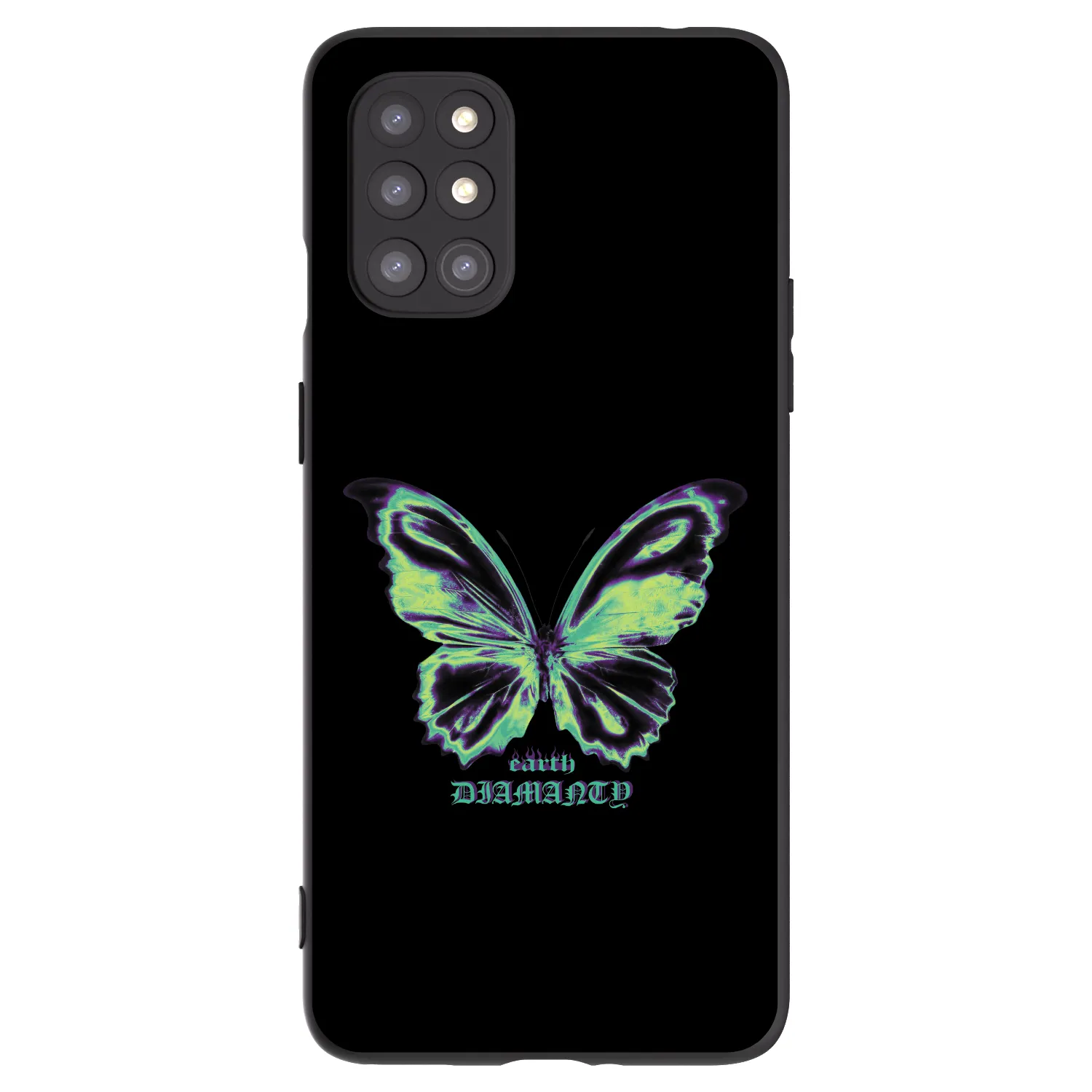 Picasee fekete szilikon tok az alábbi mobiltelefonokra OnePlus 8T - Diamanty Blue