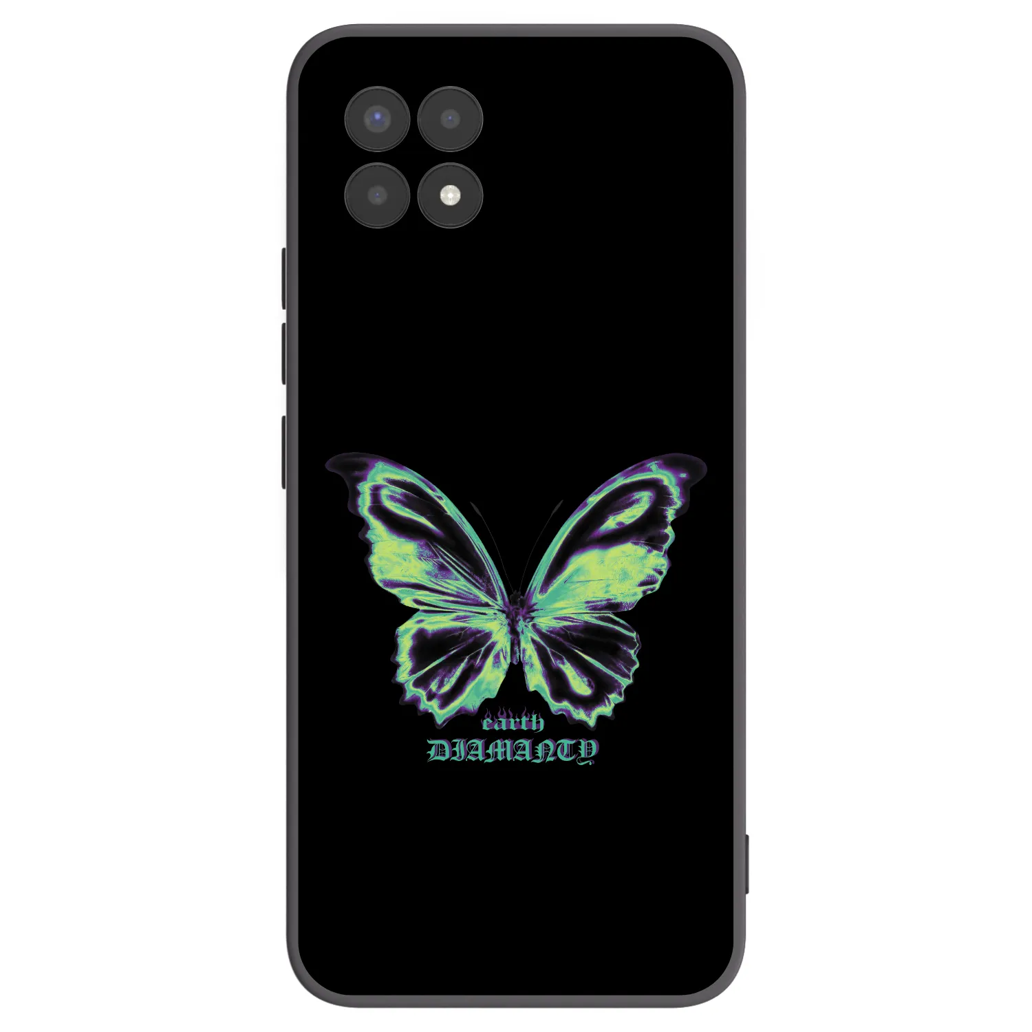Picasee fekete szilikon tok az alábbi mobiltelefonokra Realme 8i - Diamanty Blue