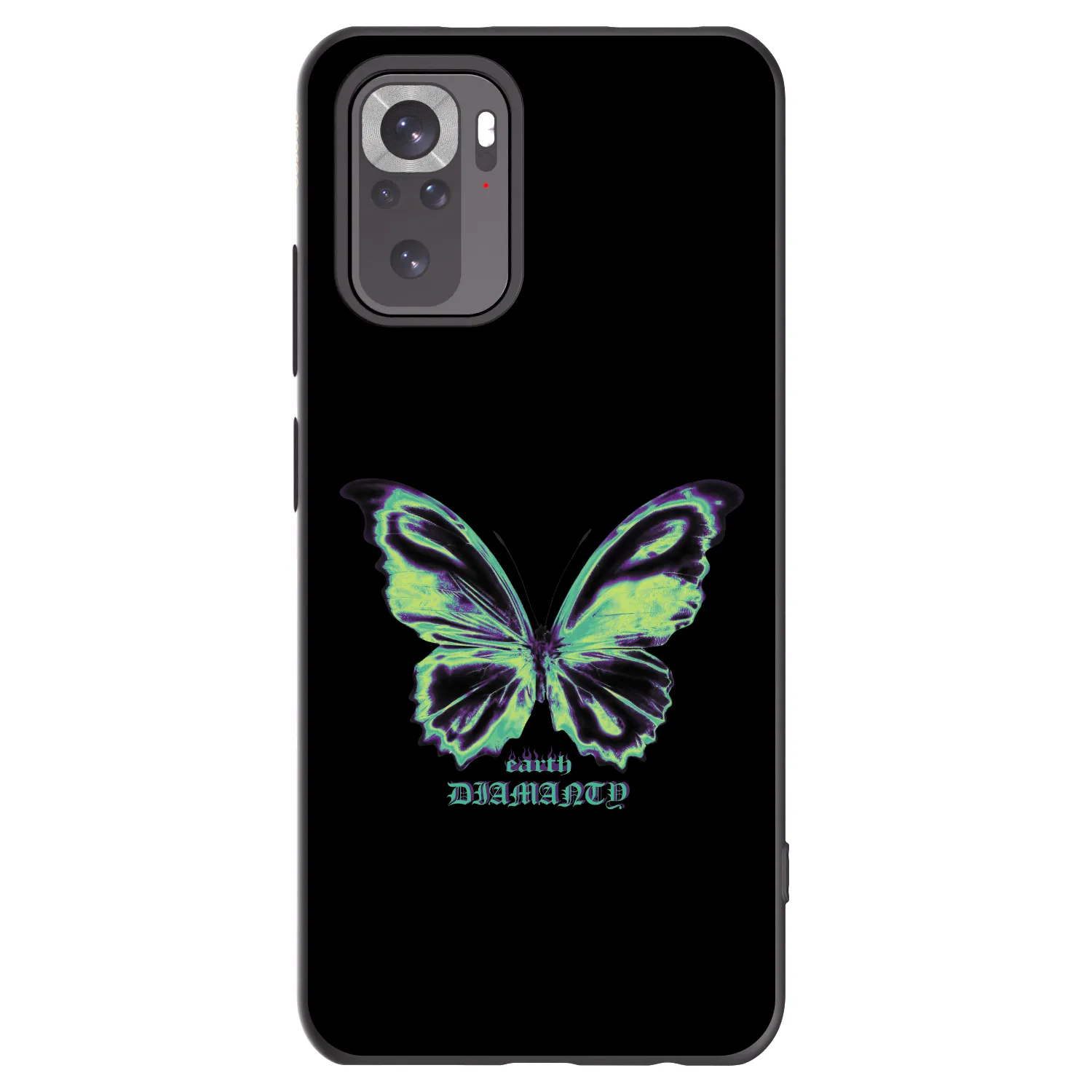 Picasee fekete szilikon tok az alábbi mobiltelefonokra Xiaomi Redmi Note 11S 4G - Diamanty Blue