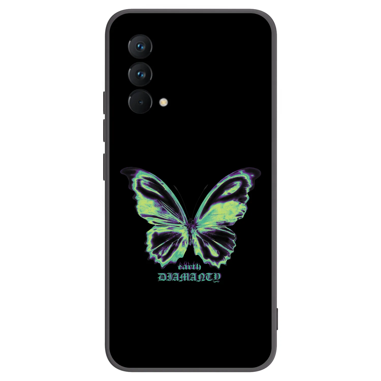 Picasee fekete szilikon tok az alábbi mobiltelefonokra Realme GT Master Edition 5G - Diamanty Blue