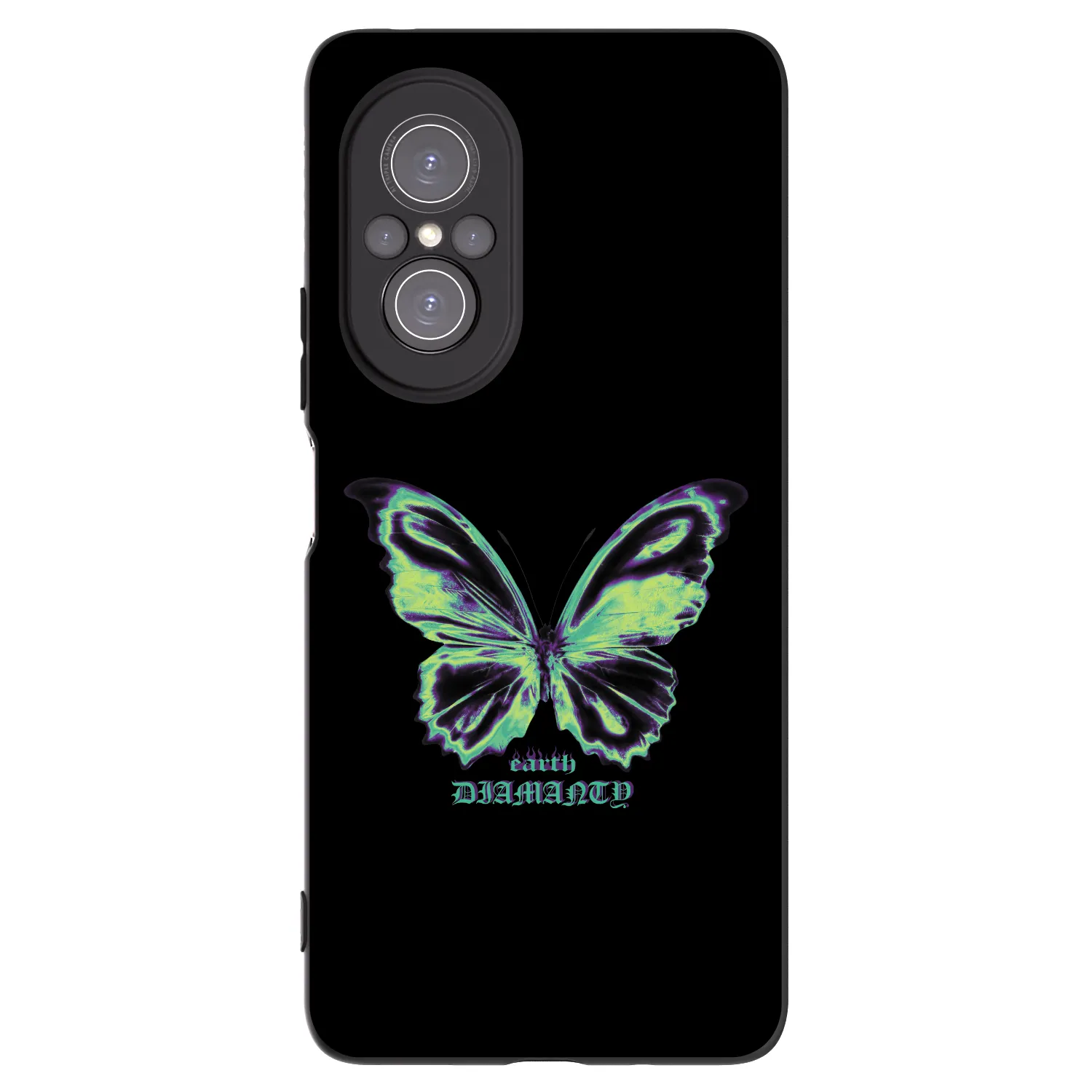 Picasee fekete szilikon tok az alábbi mobiltelefonokra Huawei Nova 9 SE - Diamanty Blue