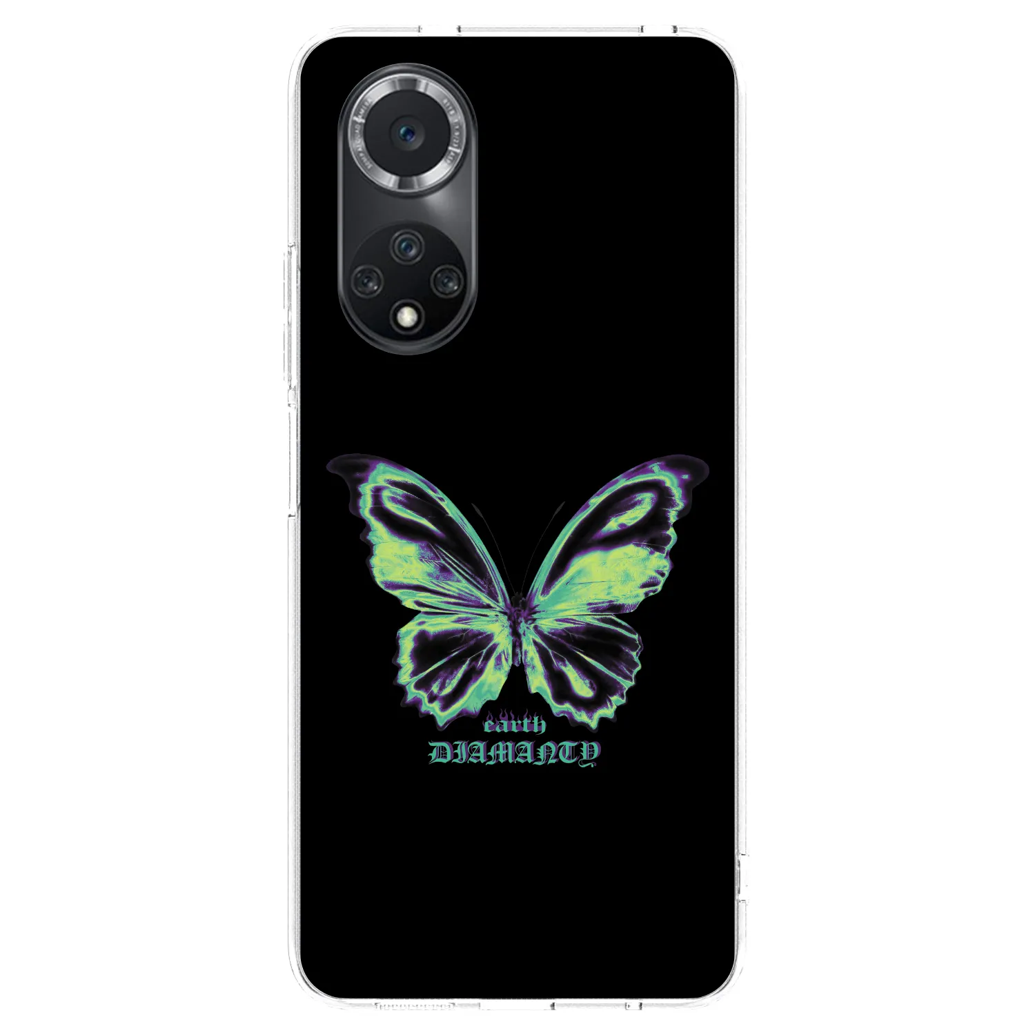 Picasee átlátszó szilikon tok az alábbi mobiltelefonokra Huawei Nova 9 SE - Diamanty Blue