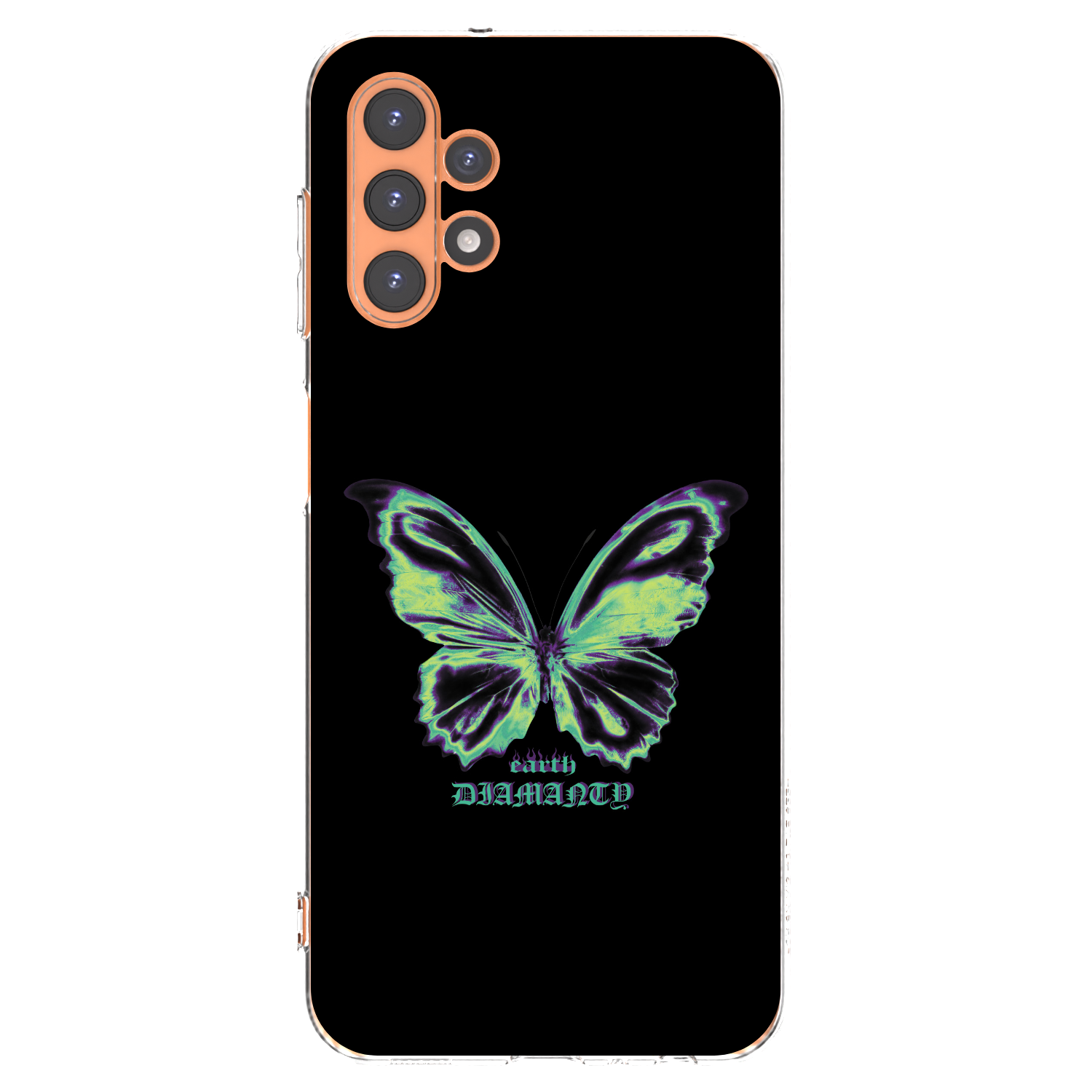 Picasee átlátszó szilikon tok az alábbi mobiltelefonokra Samsung Galaxy A13 4G A135 - Diamanty Blue