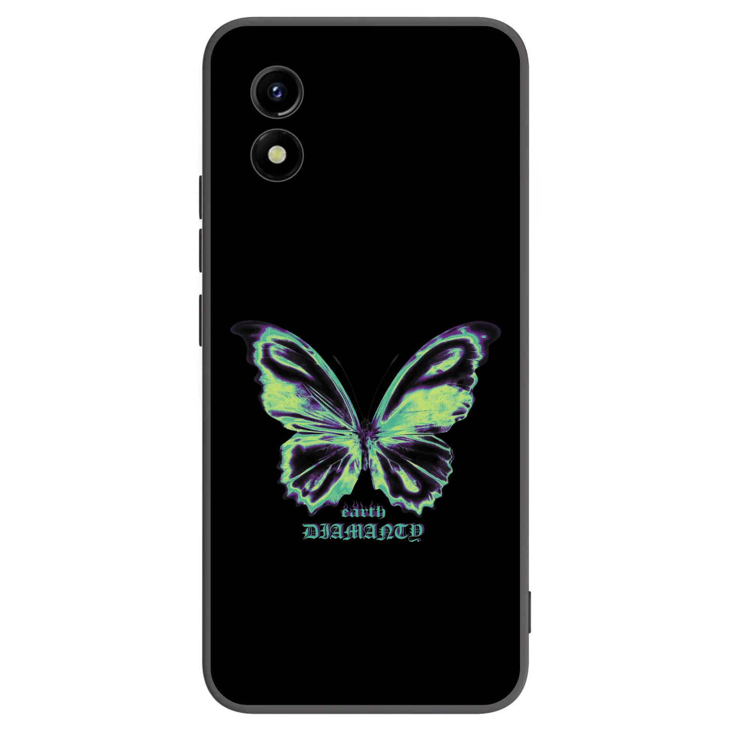 Picasee fekete szilikon tok az alábbi mobiltelefonokra Vivo Y01 - Diamanty Blue