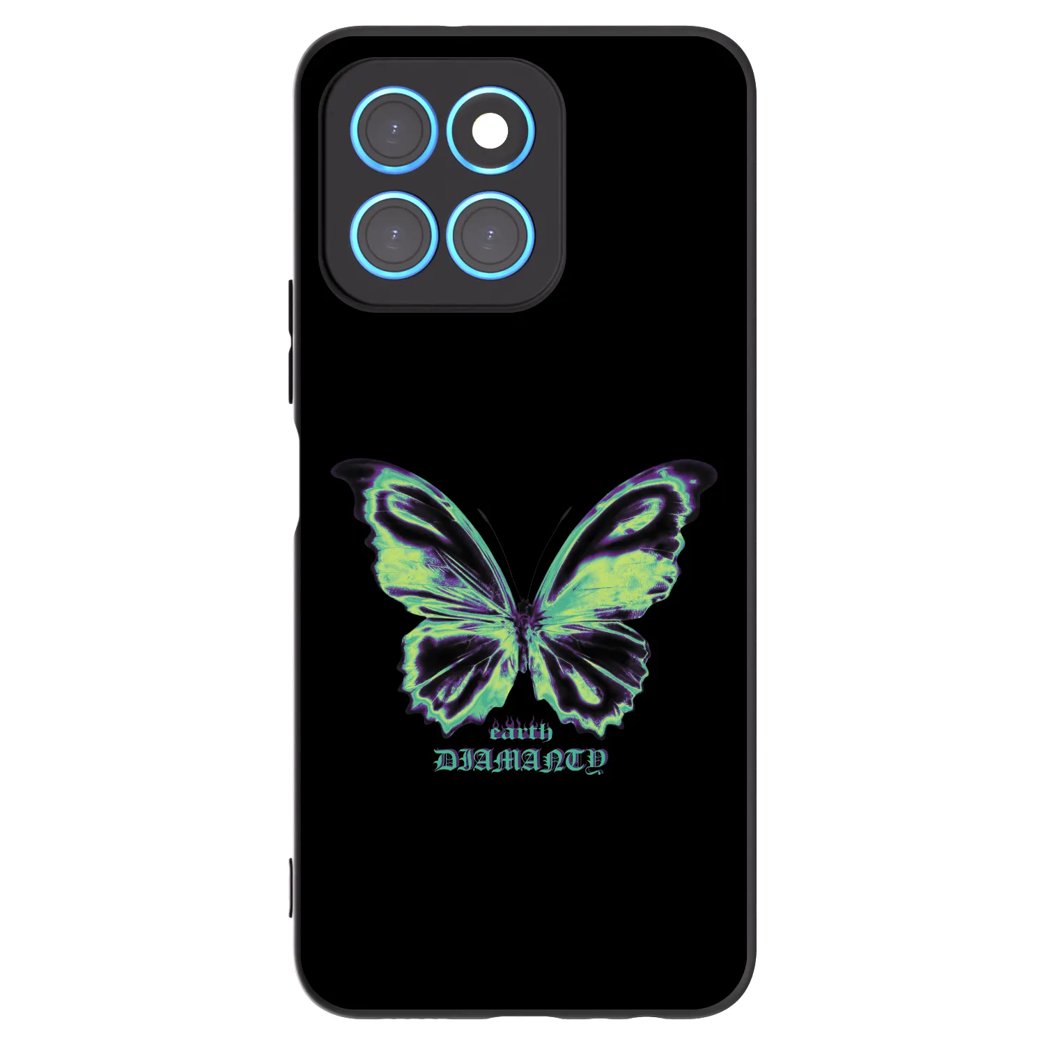 Picasee fekete szilikon tok az alábbi mobiltelefonokra Honor X6 - Diamanty Blue