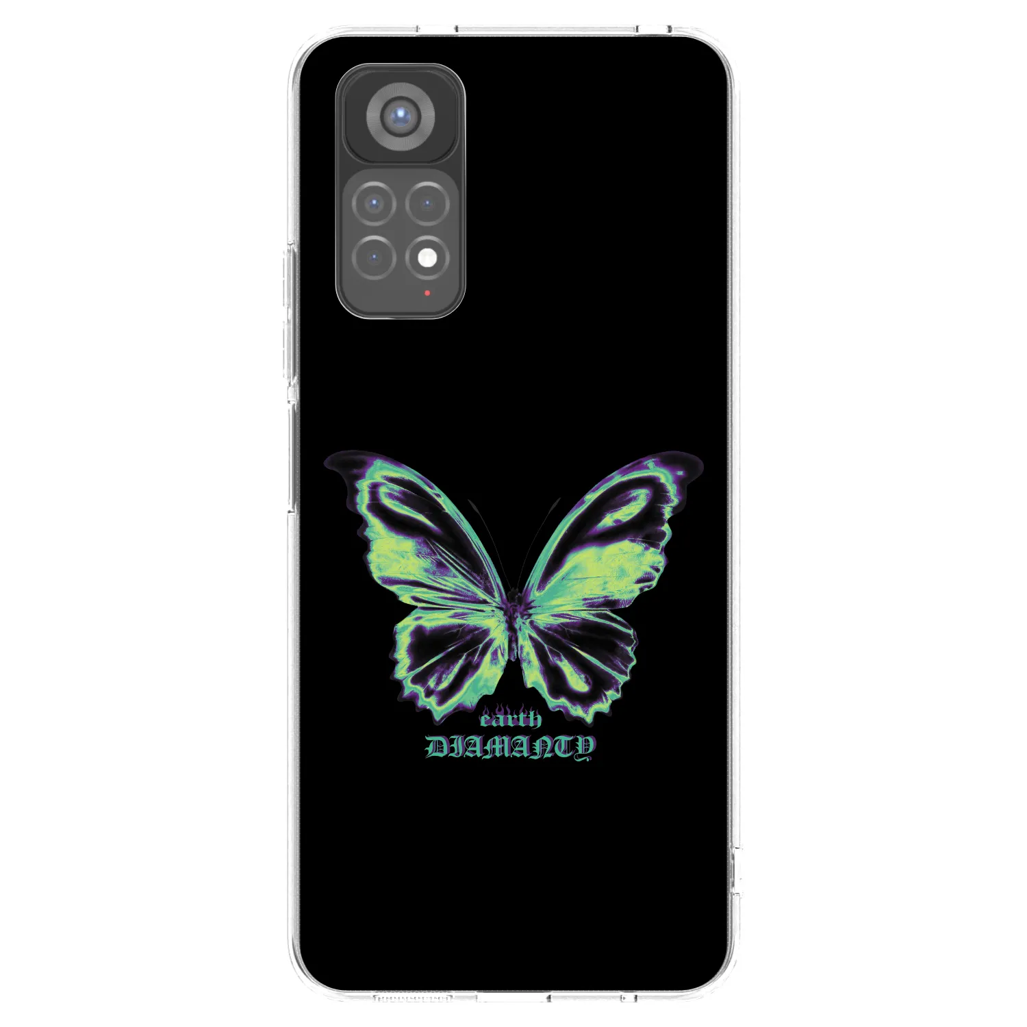 Picasee átlátszó szilikon tok az alábbi mobiltelefonokra Xiaomi Redmi Note 11S 5G - Diamanty Blue