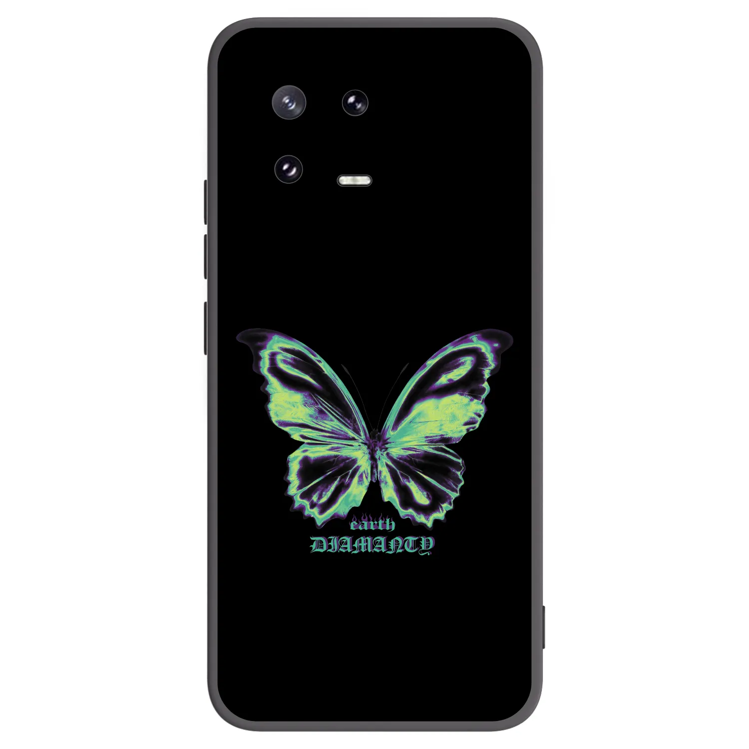 Picasee fekete szilikon tok az alábbi mobiltelefonokra Xiaomi 13 Pro - Diamanty Blue