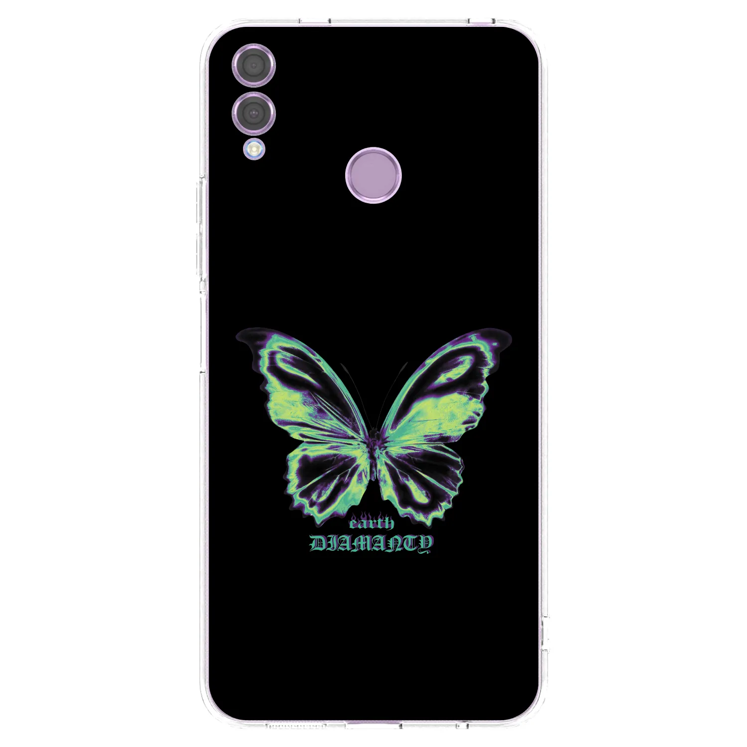 Picasee átlátszó szilikon tok az alábbi mobiltelefonokra Honor 8X - Diamanty Blue