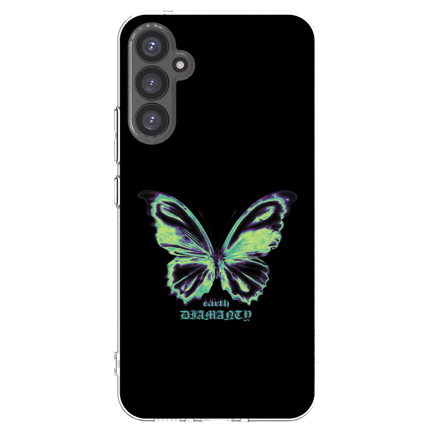 Picasee átlátszó szilikon tok az alábbi mobiltelefonokra Samsung Galaxy A34 5G A346B - Diamanty Blue