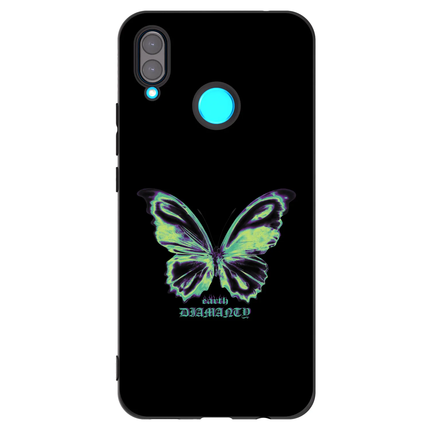 Picasee fekete szilikon tok az alábbi mobiltelefonokra Huawei Nova 3i - Diamanty Blue