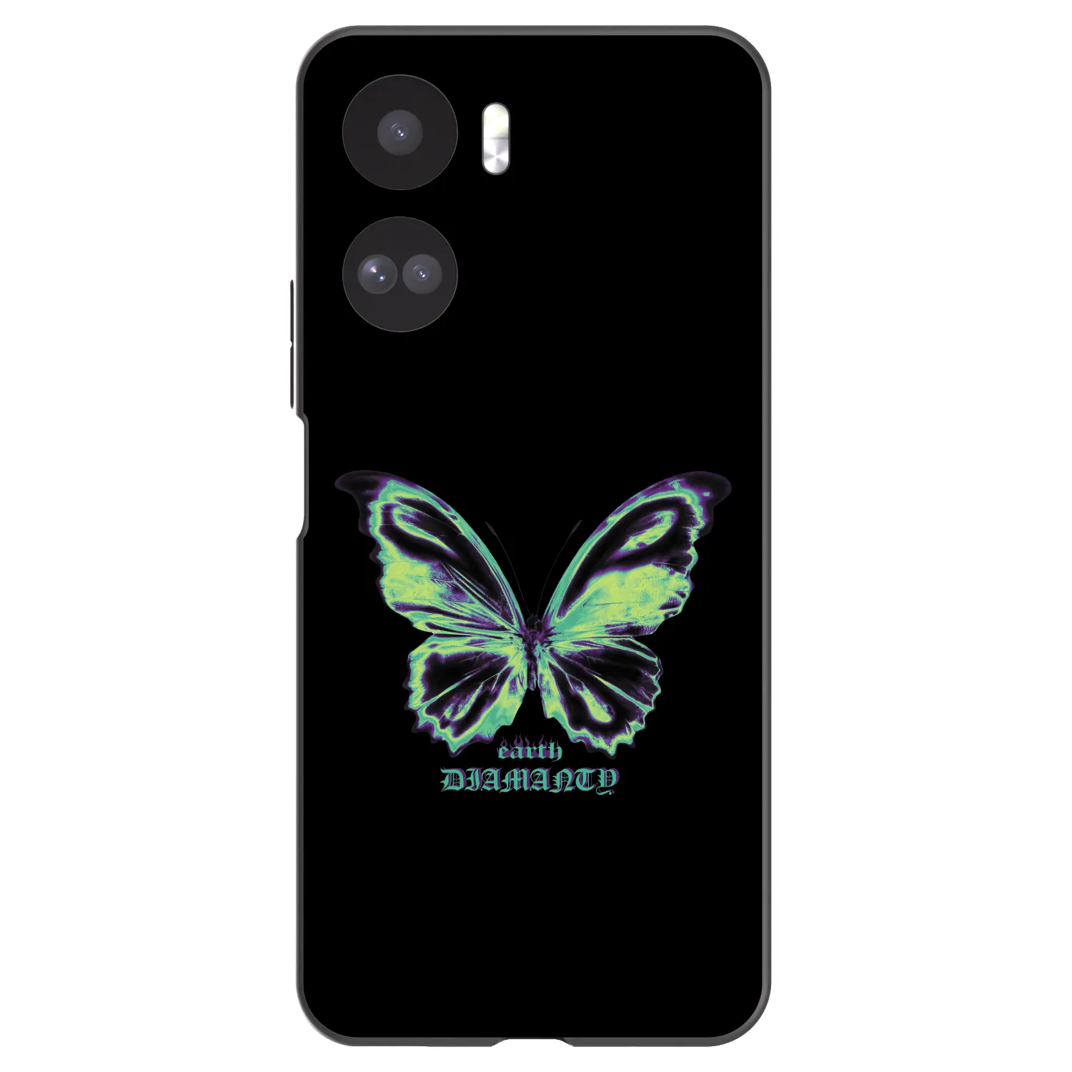 Picasee fekete szilikon tok az alábbi mobiltelefonokra Honor 90 Lite 5G - Diamanty Blue