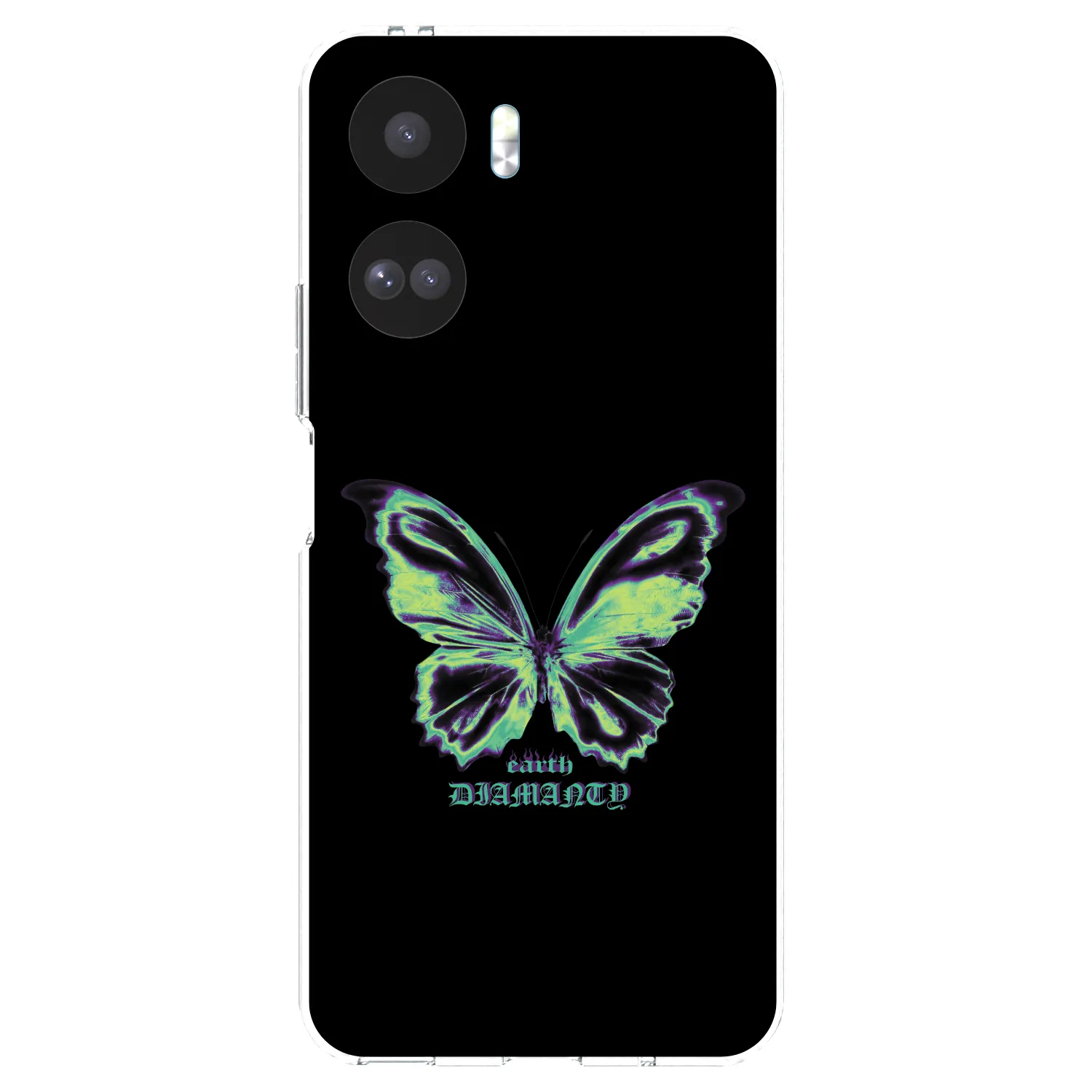 Picasee átlátszó szilikon tok az alábbi mobiltelefonokra Honor 90 Lite 5G - Diamanty Blue