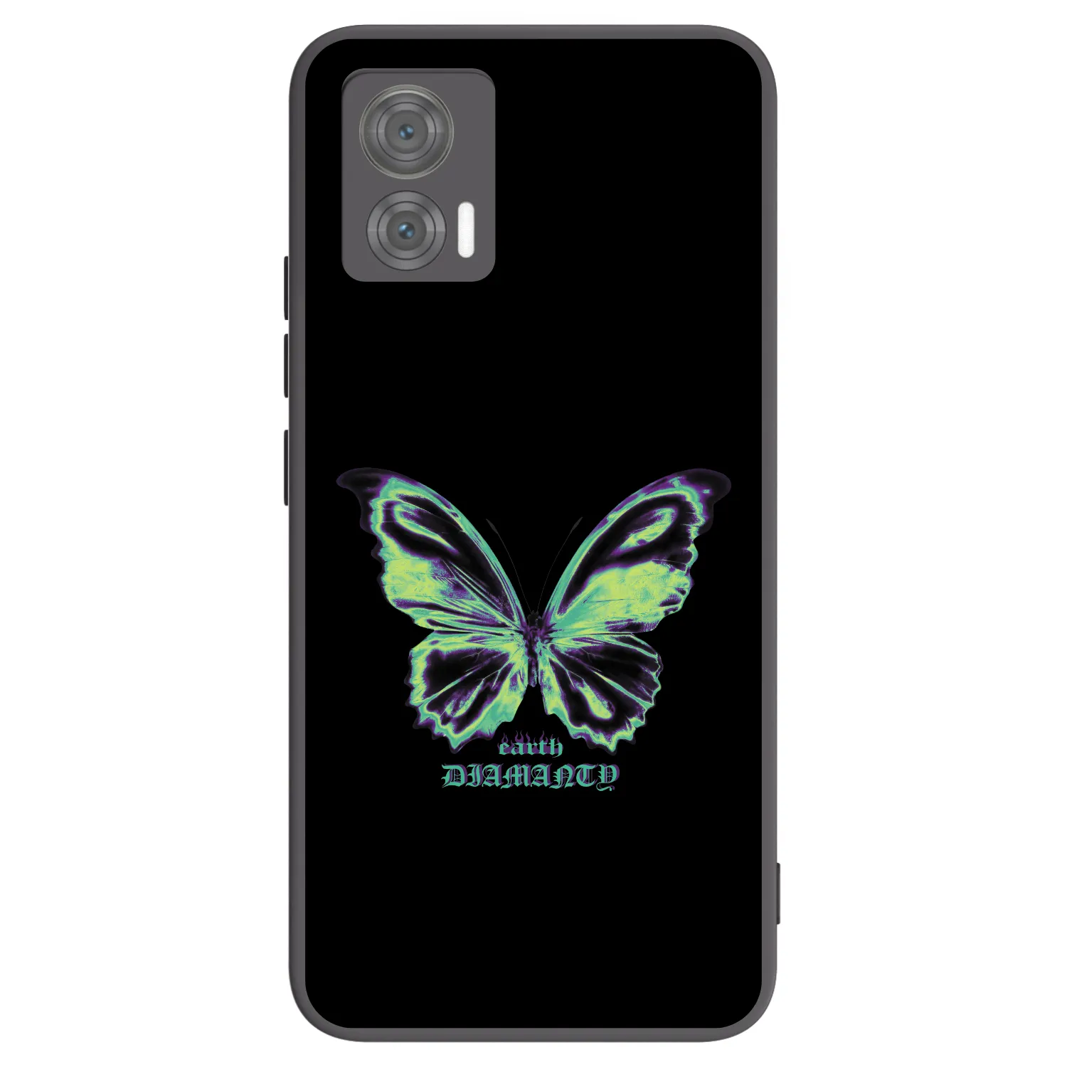 Picasee fekete szilikon tok az alábbi mobiltelefonokra Motorola Edge 30 Neo - Diamanty Blue