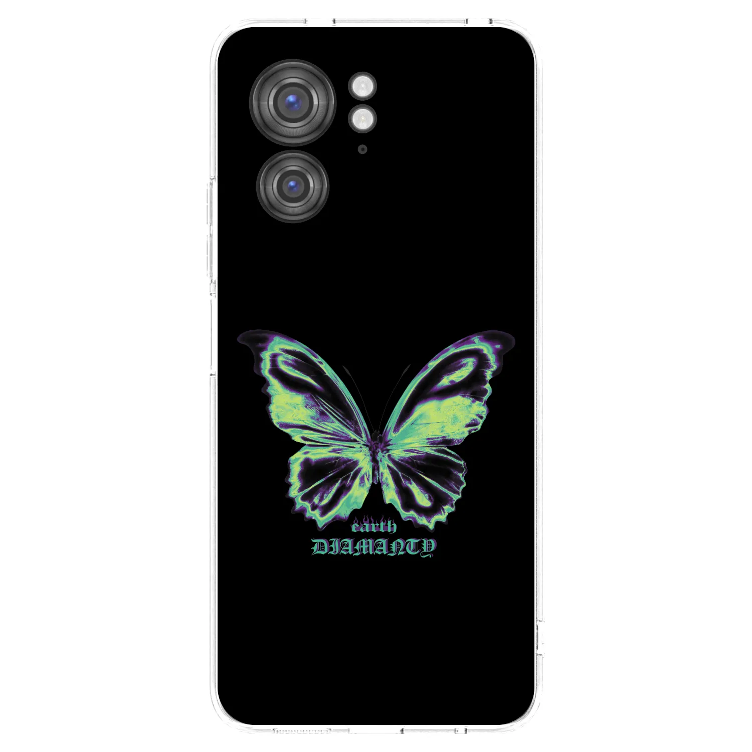Picasee átlátszó szilikon tok az alábbi mobiltelefonokra Motorola Edge 40 - Diamanty Blue