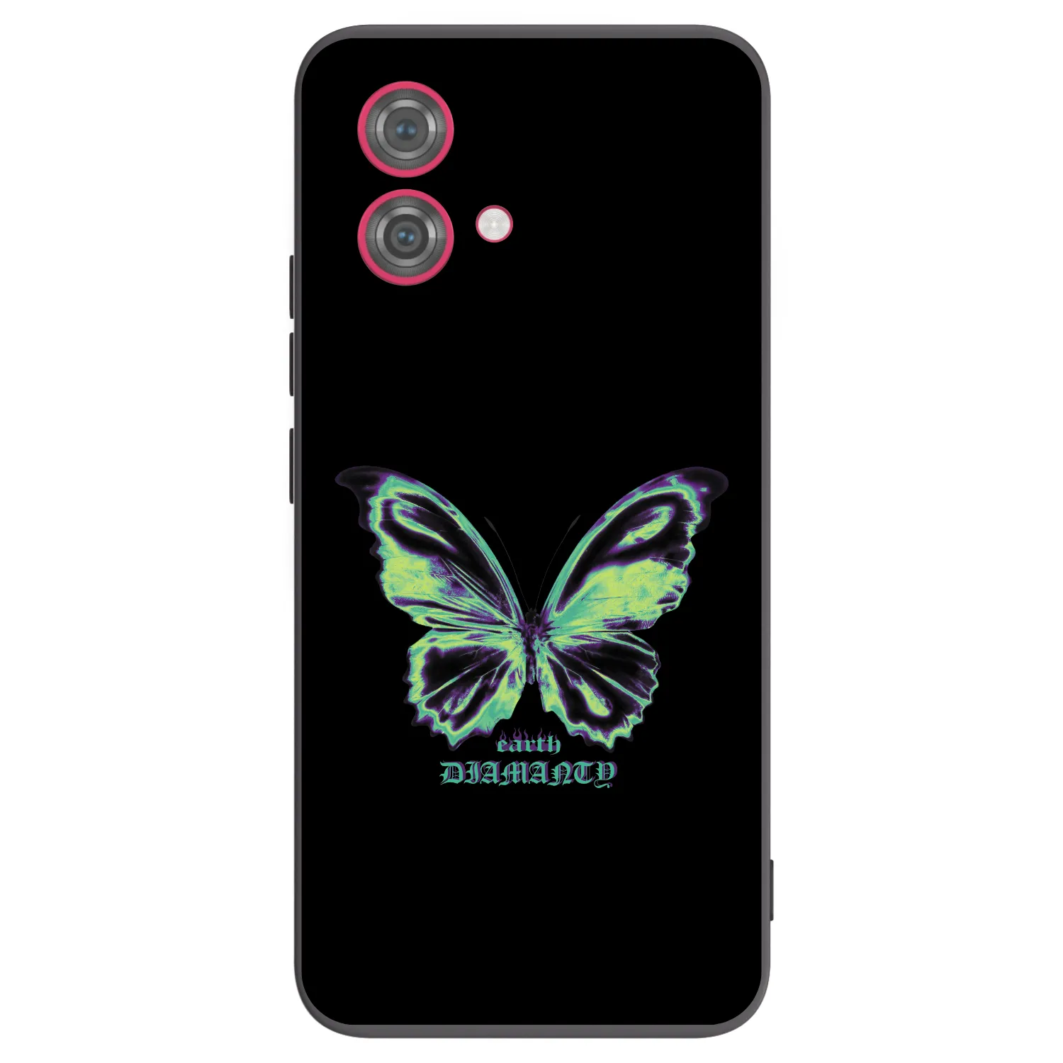 Picasee fekete szilikon tok az alábbi mobiltelefonokra Motorola Moto G84 5G - Diamanty Blue