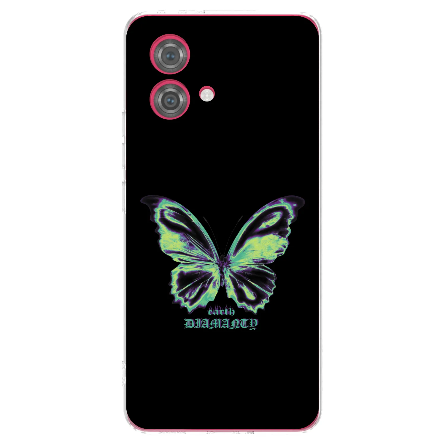 Picasee átlátszó szilikon tok az alábbi mobiltelefonokra Motorola Moto G84 5G - Diamanty Blue