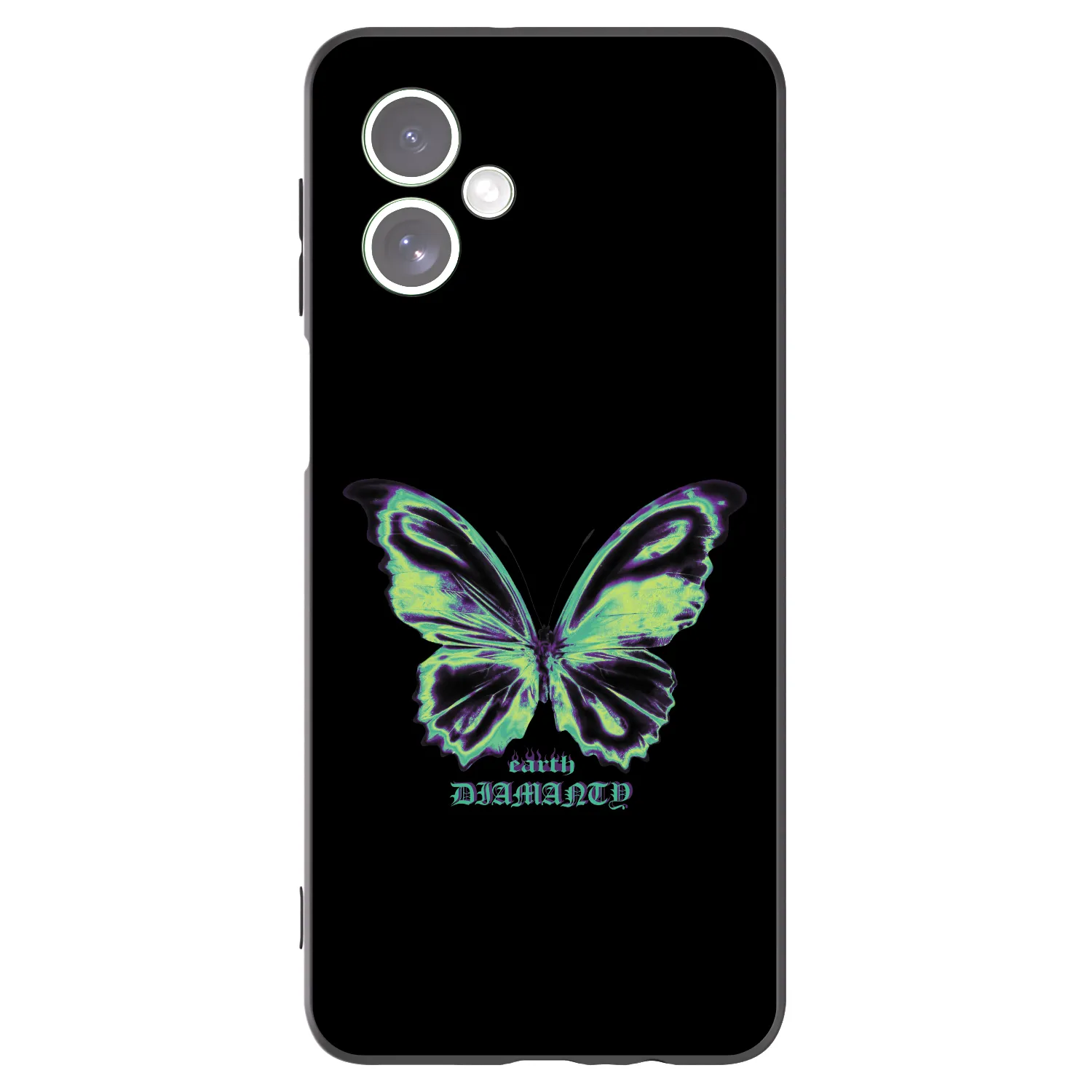 Picasee fekete szilikon tok az alábbi mobiltelefonokra Motorola Moto G54 5G - Diamanty Blue