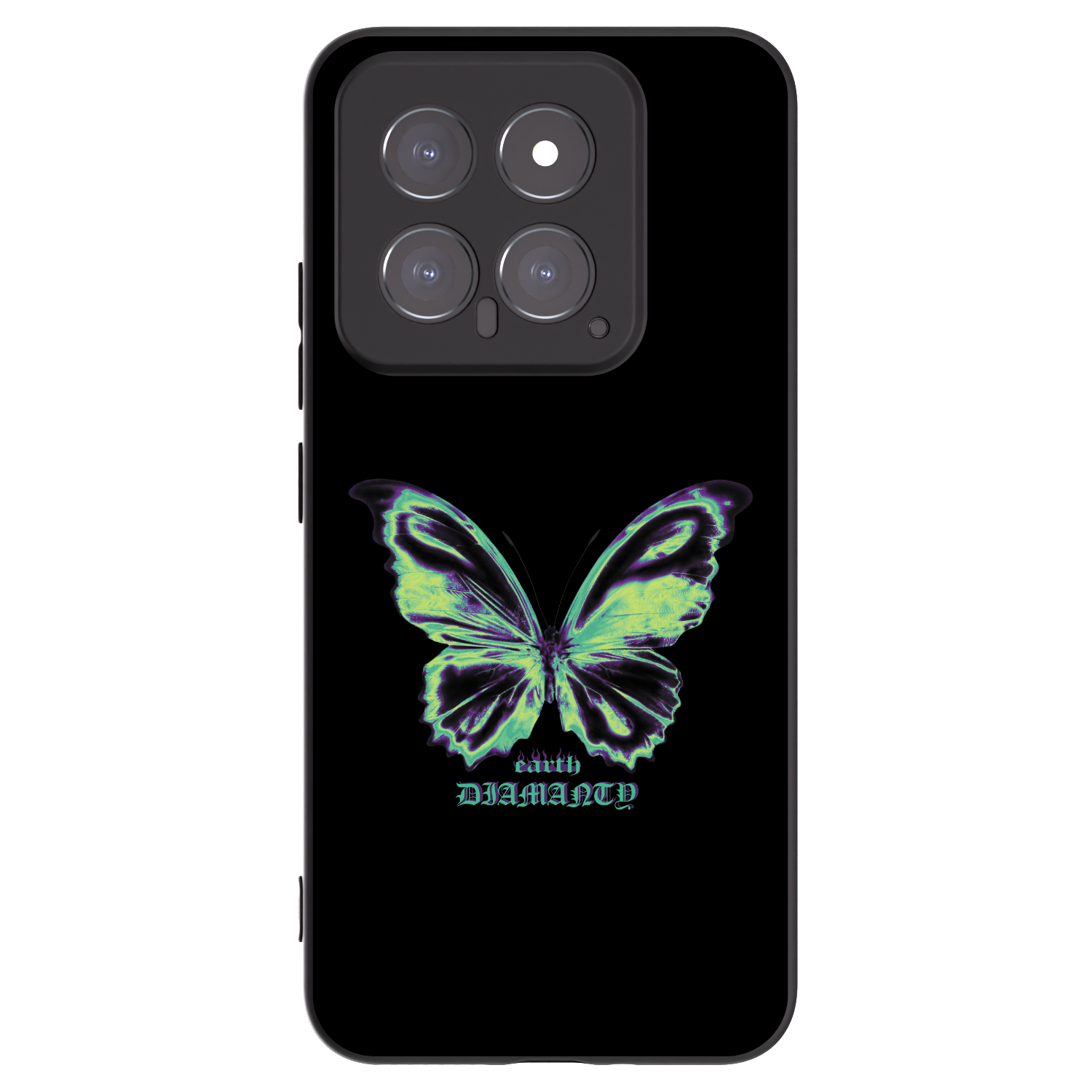 Picasee fekete szilikon tok az alábbi mobiltelefonokra Xiaomi 14 - Diamanty Blue