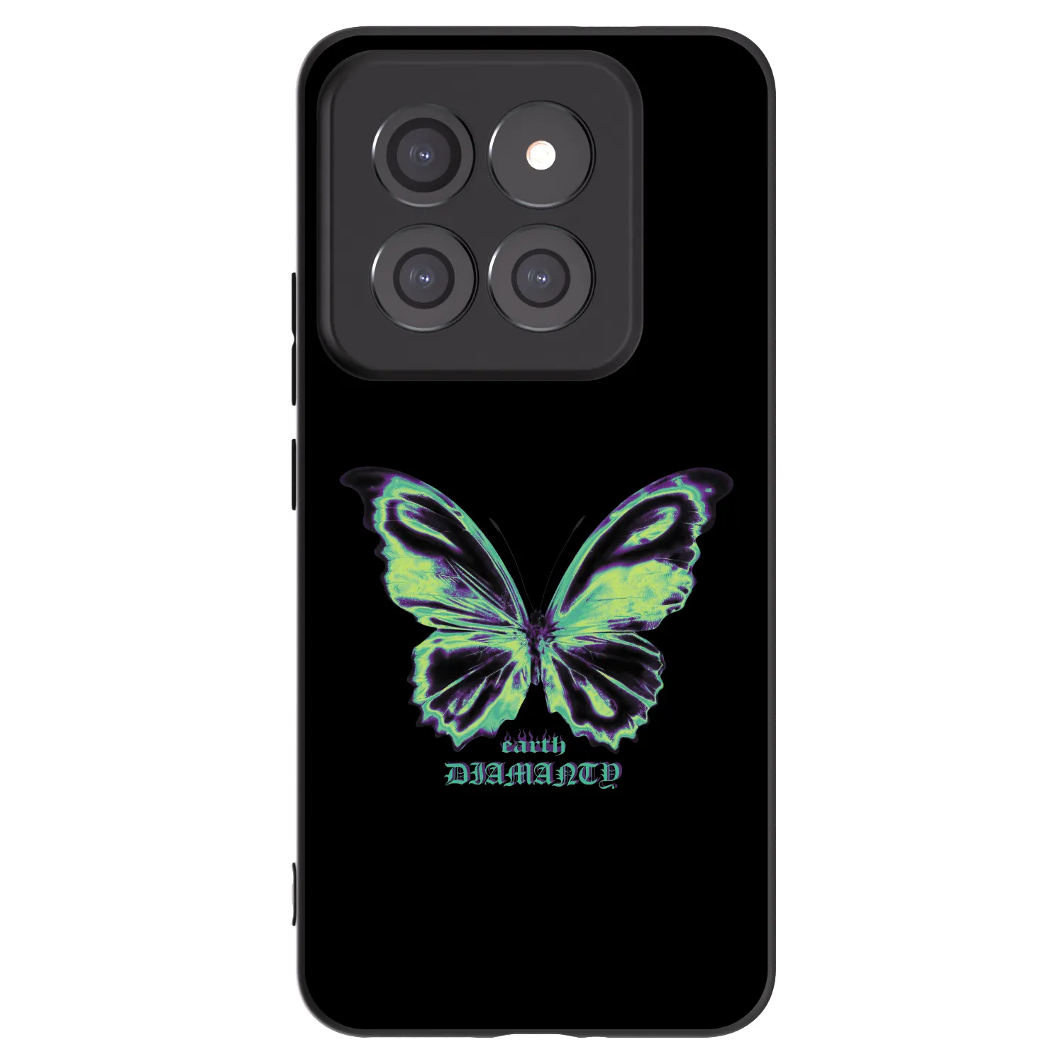 Picasee fekete szilikon tok az alábbi mobiltelefonokra Xiaomi 14 Pro - Diamanty Blue