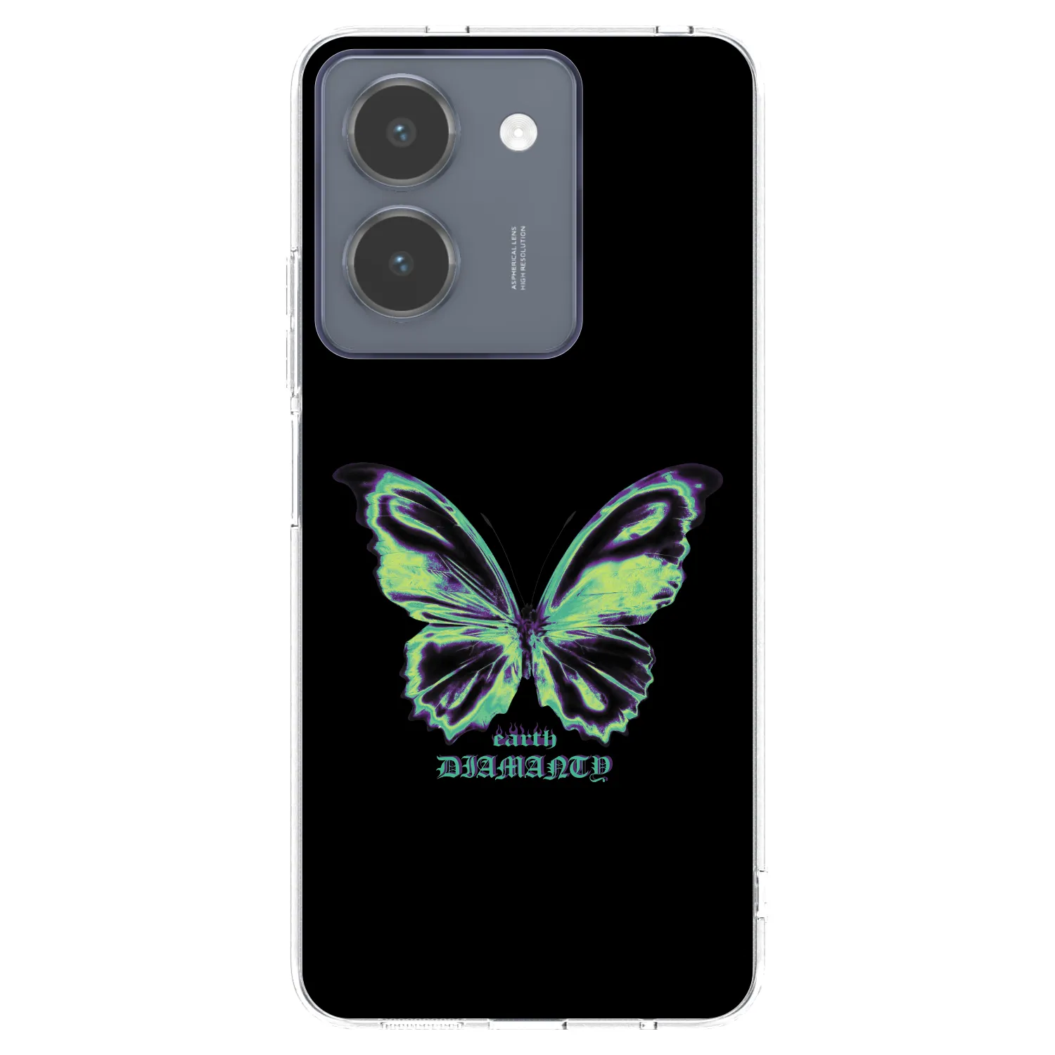 Picasee átlátszó szilikon tok az alábbi mobiltelefonokra Vivo Y36 4G - Diamanty Blue