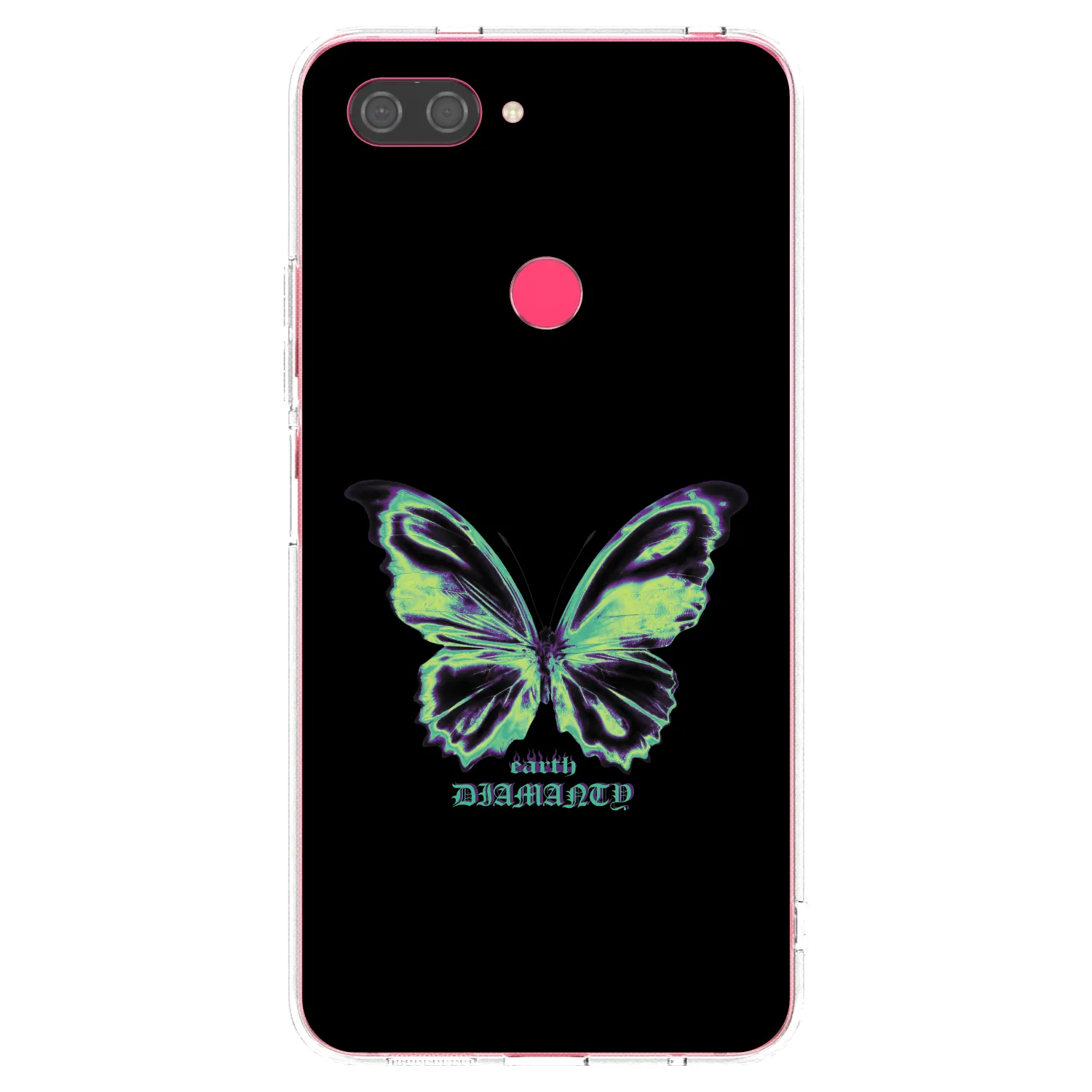 Picasee átlátszó szilikon tok az alábbi mobiltelefonokra Xiaomi Mi 8 Lite - Diamanty Blue